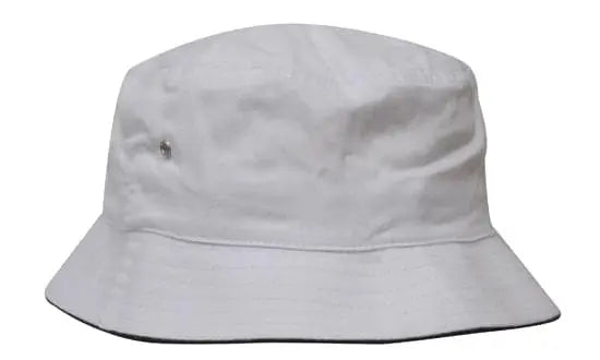 Headwear Bucket Hat With Sandwich Trim Brushed Heavy Sports Twill *no Sandwich* X12 - Metro Workwear